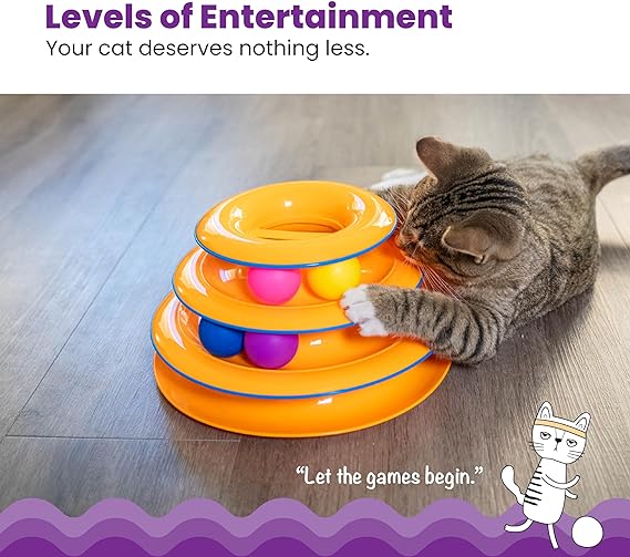 Catstages Tower of Tracks Interactive 3Tier Cat Toy - New York - Albany ID1550915 3