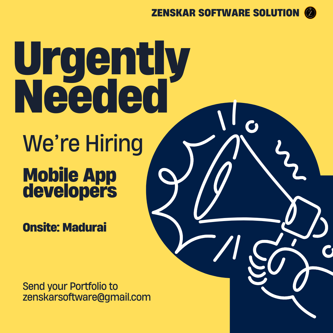We Are Hiring! - Tamil Nadu - Madurai ID1586293