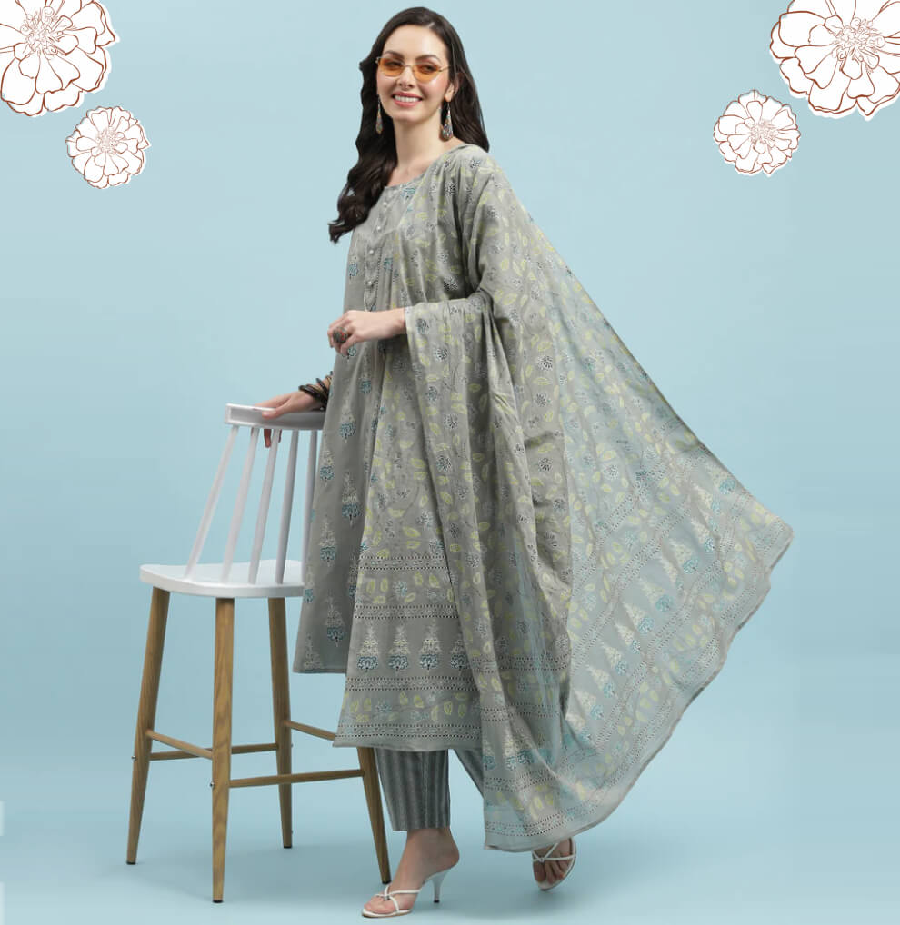 Shop Womens Ethnic Suit Sets At SHREE  Flat 999 Offer - Delhi - Delhi ID1603421
