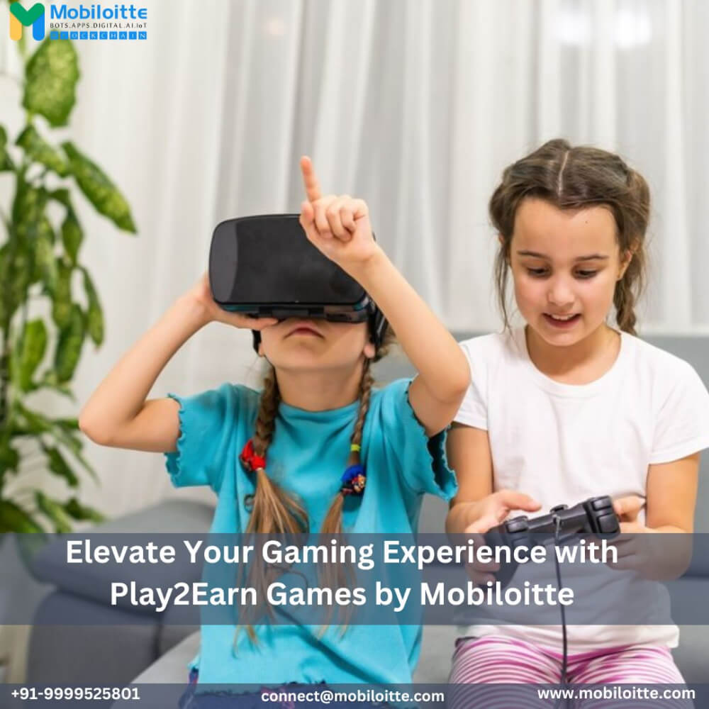 Elevate Your Gaming  with Play2Earn Games by Mobiloitte - Delhi - Delhi ID1553452