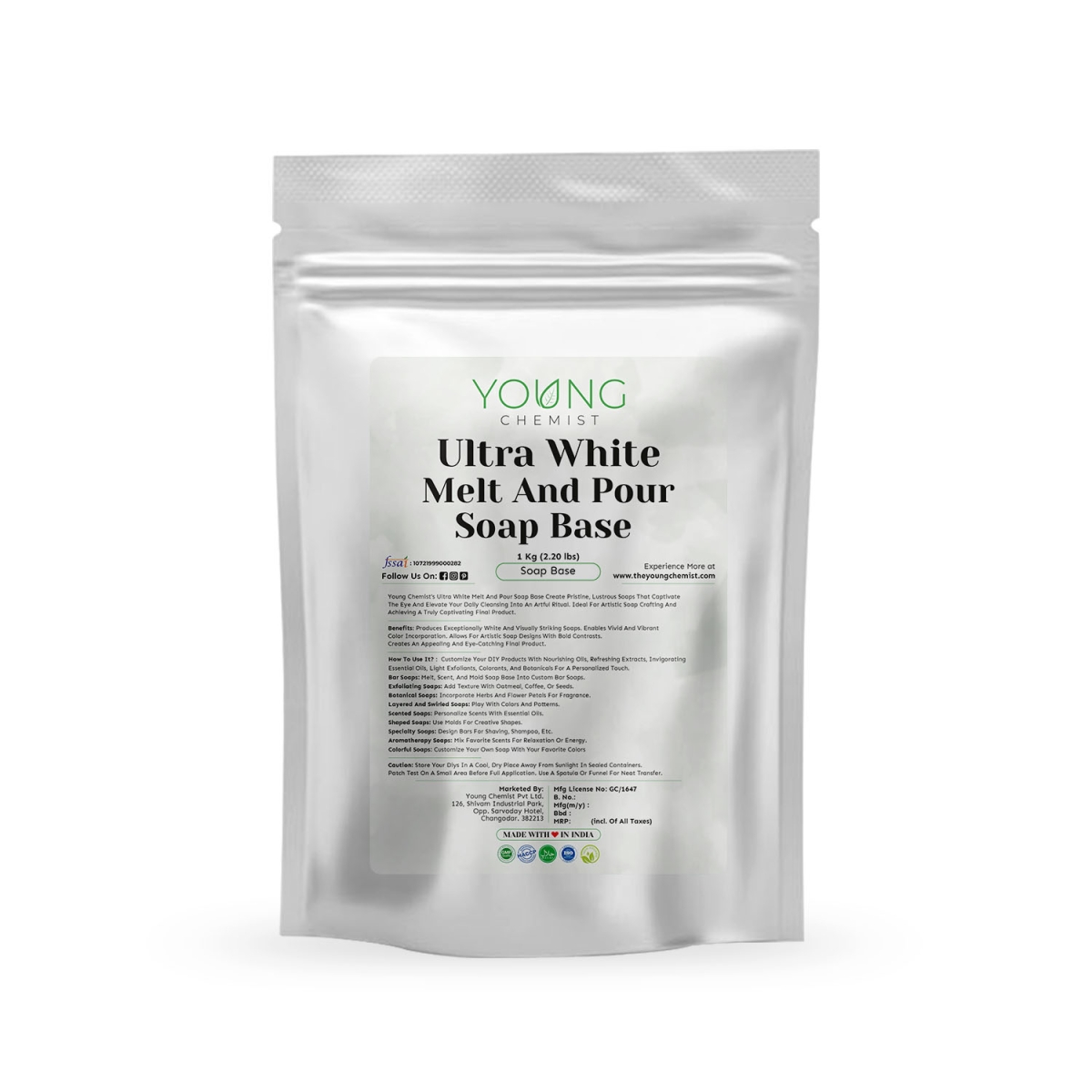 Ultra White Melt  Pour Soap Base - Manipur - Imphal ID1588217
