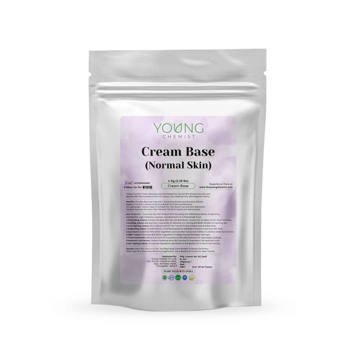 Cream Base Normal Skin - Dadra & Nagar Haveli - Silvassa ID1587560