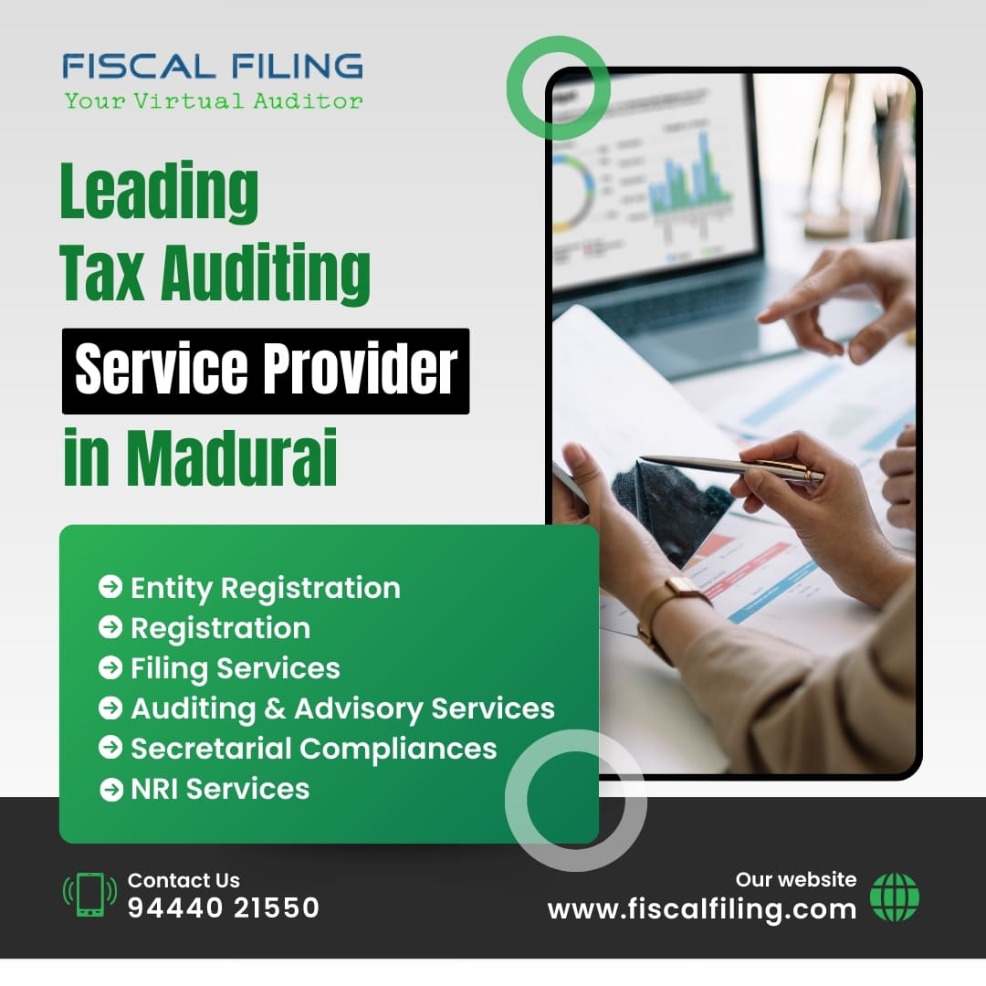 Tax Consultant Madurai  Fiscal Filing - Tamil Nadu - Madurai ID1589989