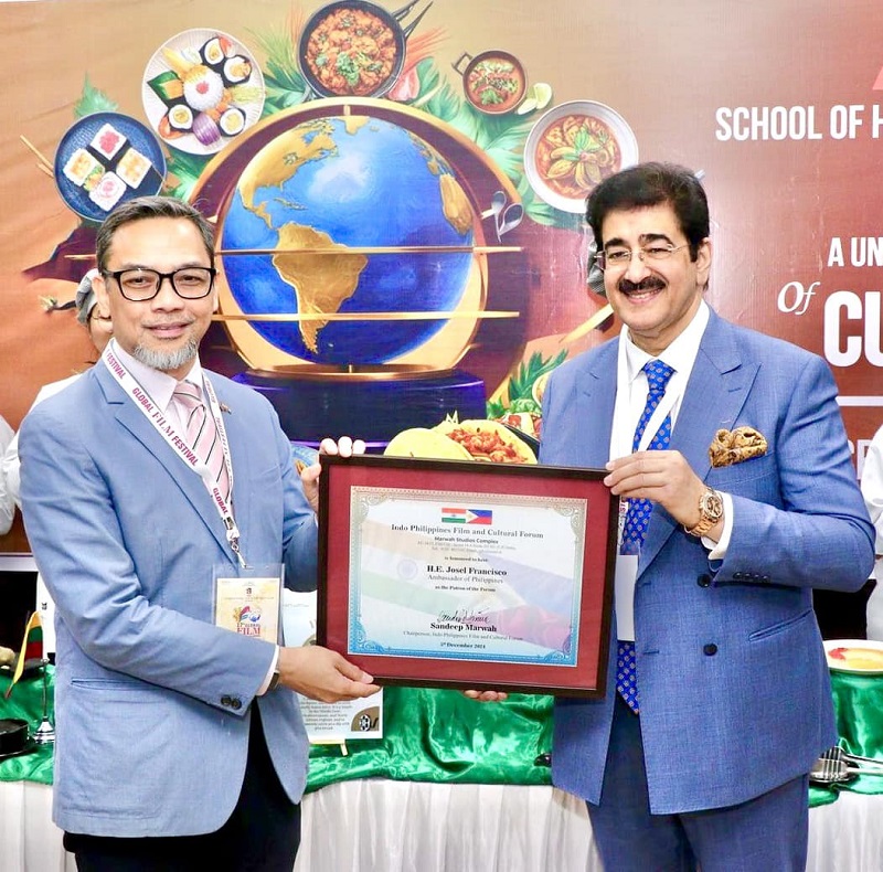 Patronship of IndoPhilippines Film and Cultural Forum Prese - Delhi - Delhi ID1591414