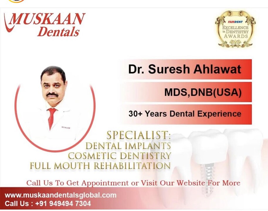 Dentists In Gurgaon  Muskaan Dentals Global  Dr Suresh Ah - Haryana - Gurgaon ID1524949