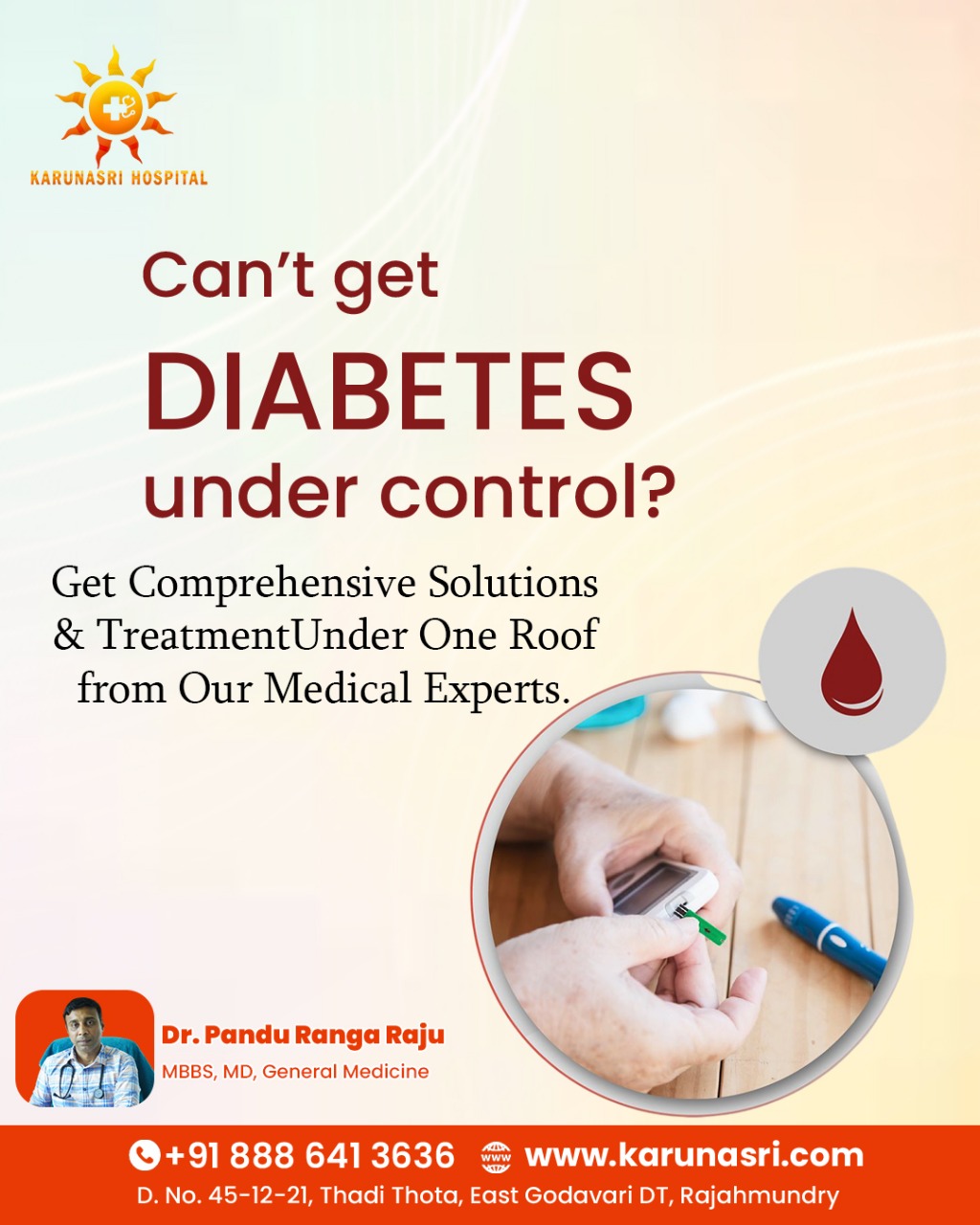 Diabetes management in Rajahmundry - Andhra Pradesh - Rajahmundry ID1614154