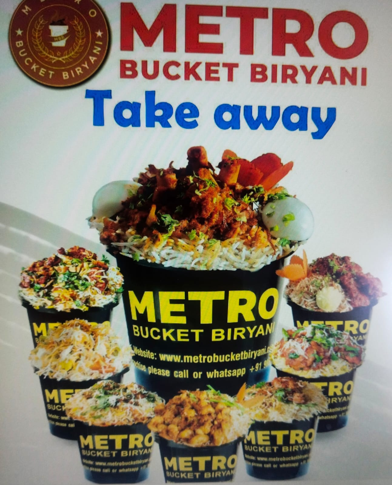  Metro Bucket Biryani Franchise in India  Bucket Biryani in - Andhra Pradesh - Hyderabad ID1538147