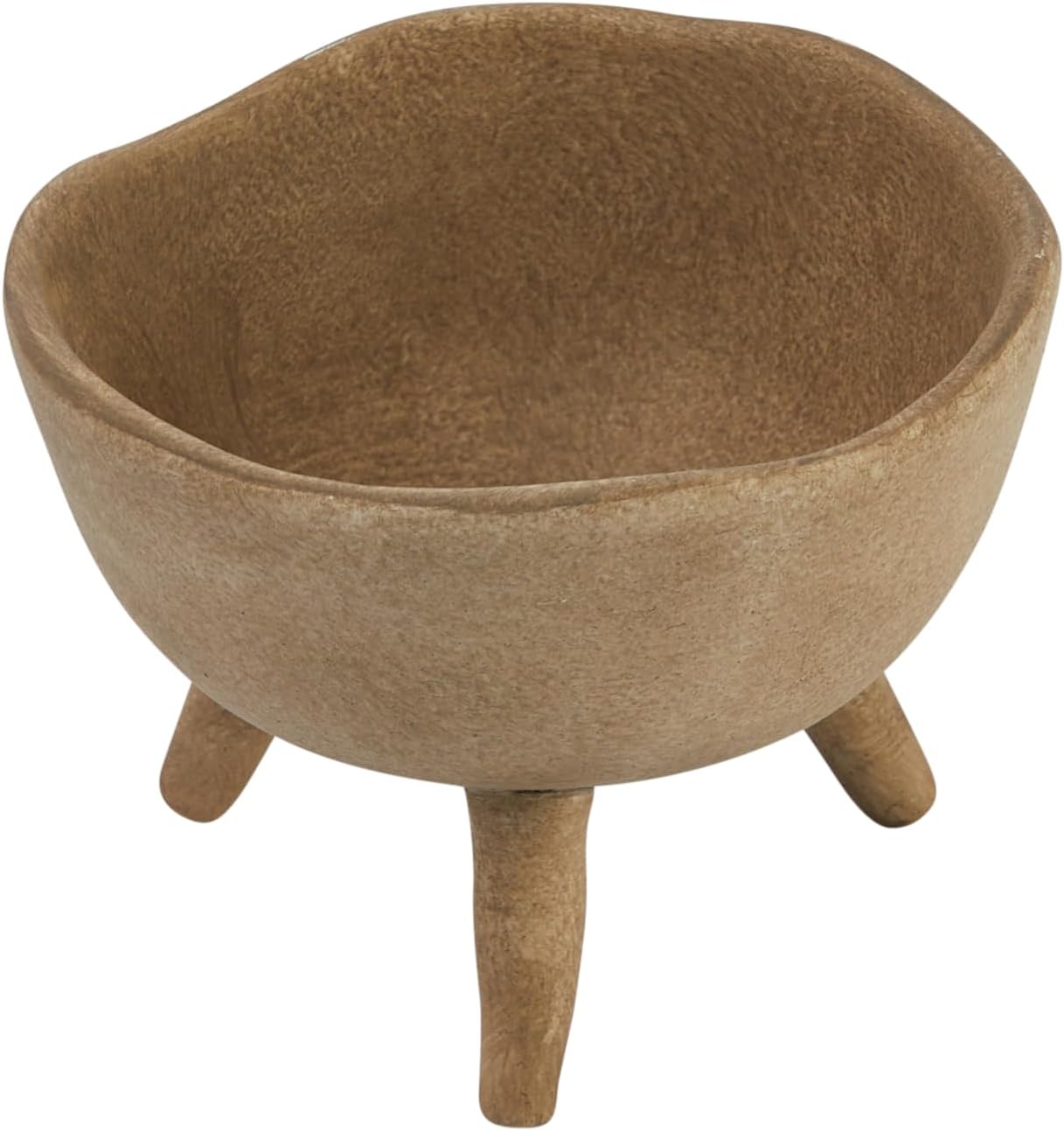 Creative CoOp Boho Terracotta Footed Planter with Organic E - New York - Albany ID1539369