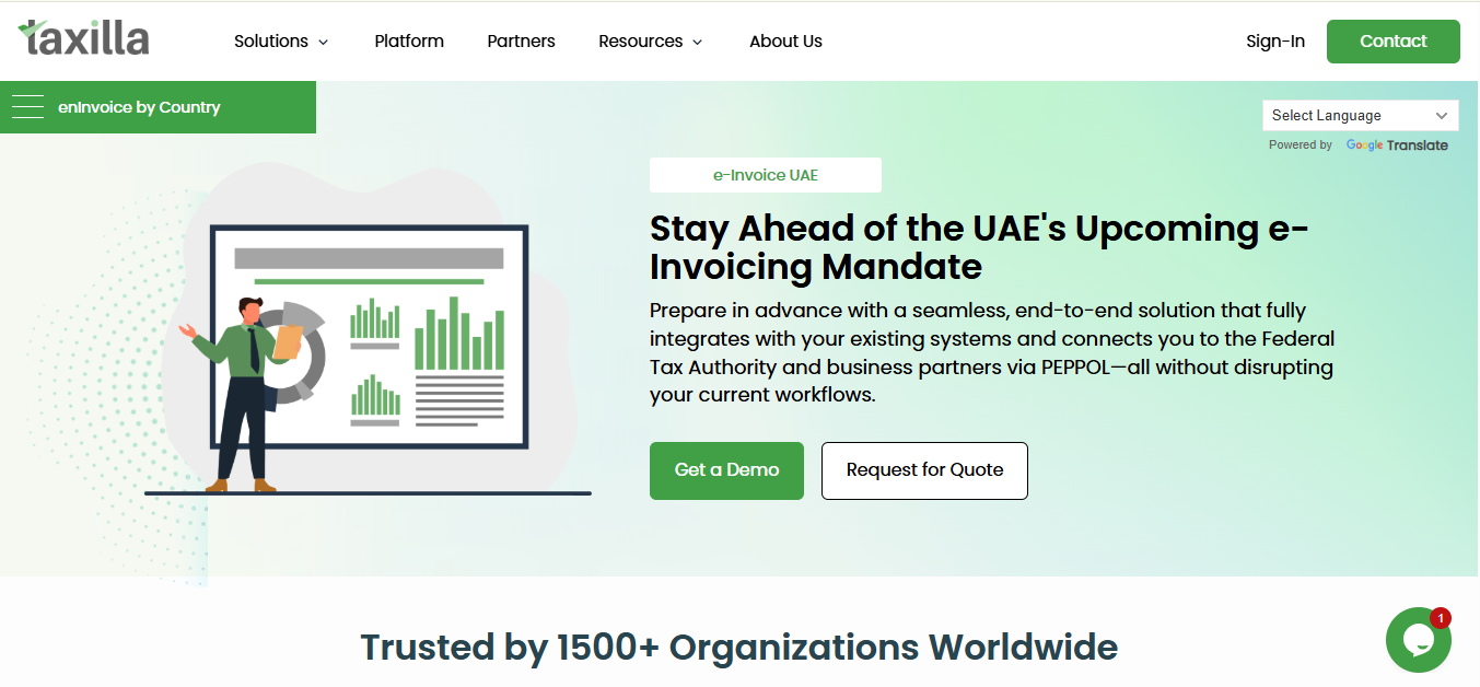 Taxillas UAE eInvoicing Solution - Andhra Pradesh - Hyderabad ID1602644