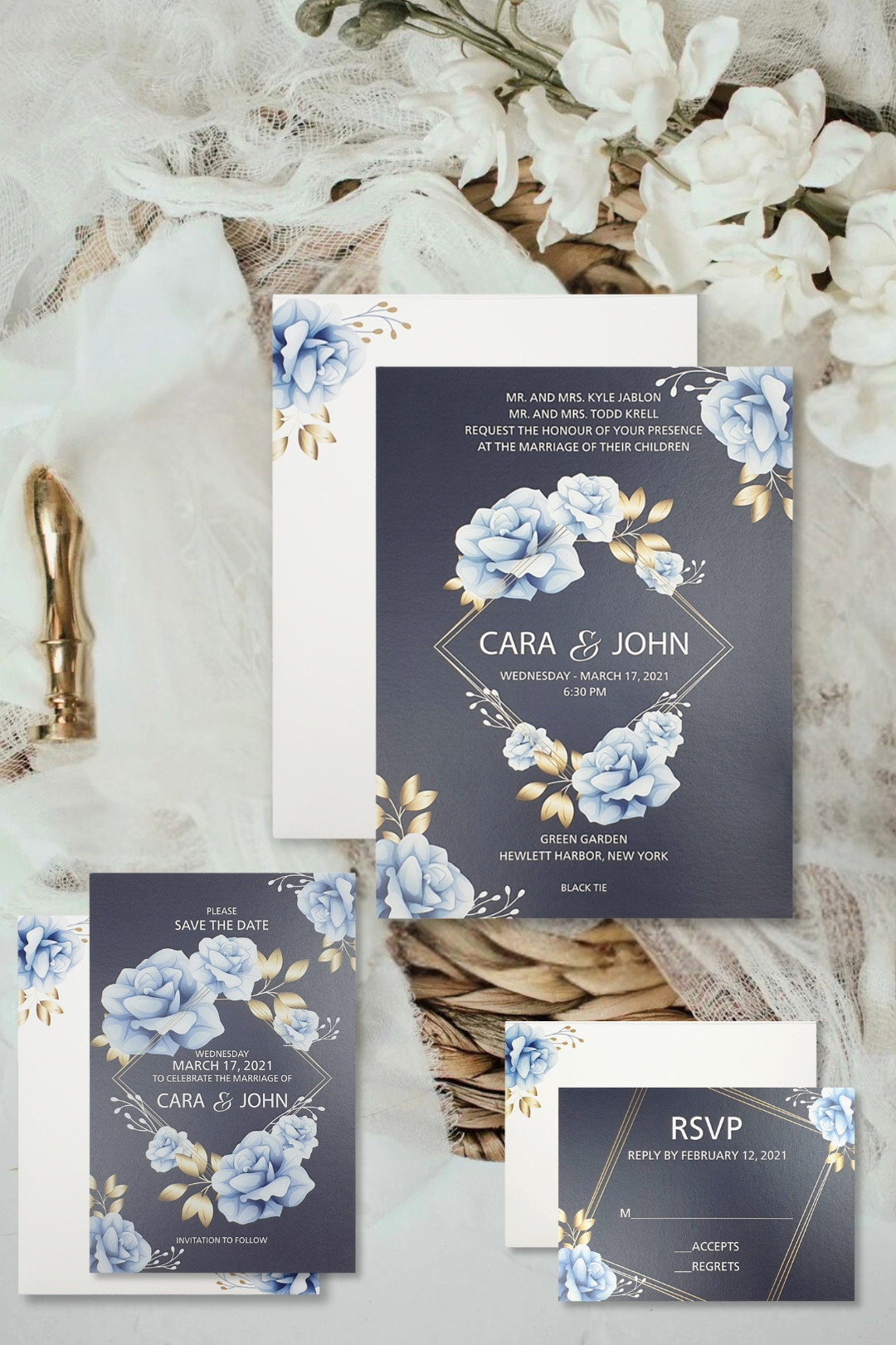 Modern Wedding Invitations  Set the Perfect Tone - Massachusetts - Boston ID1609115