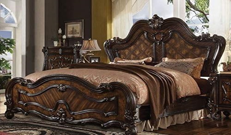 Versailles Queen Wooden Bed Cherry - California - Anaheim ID1611446