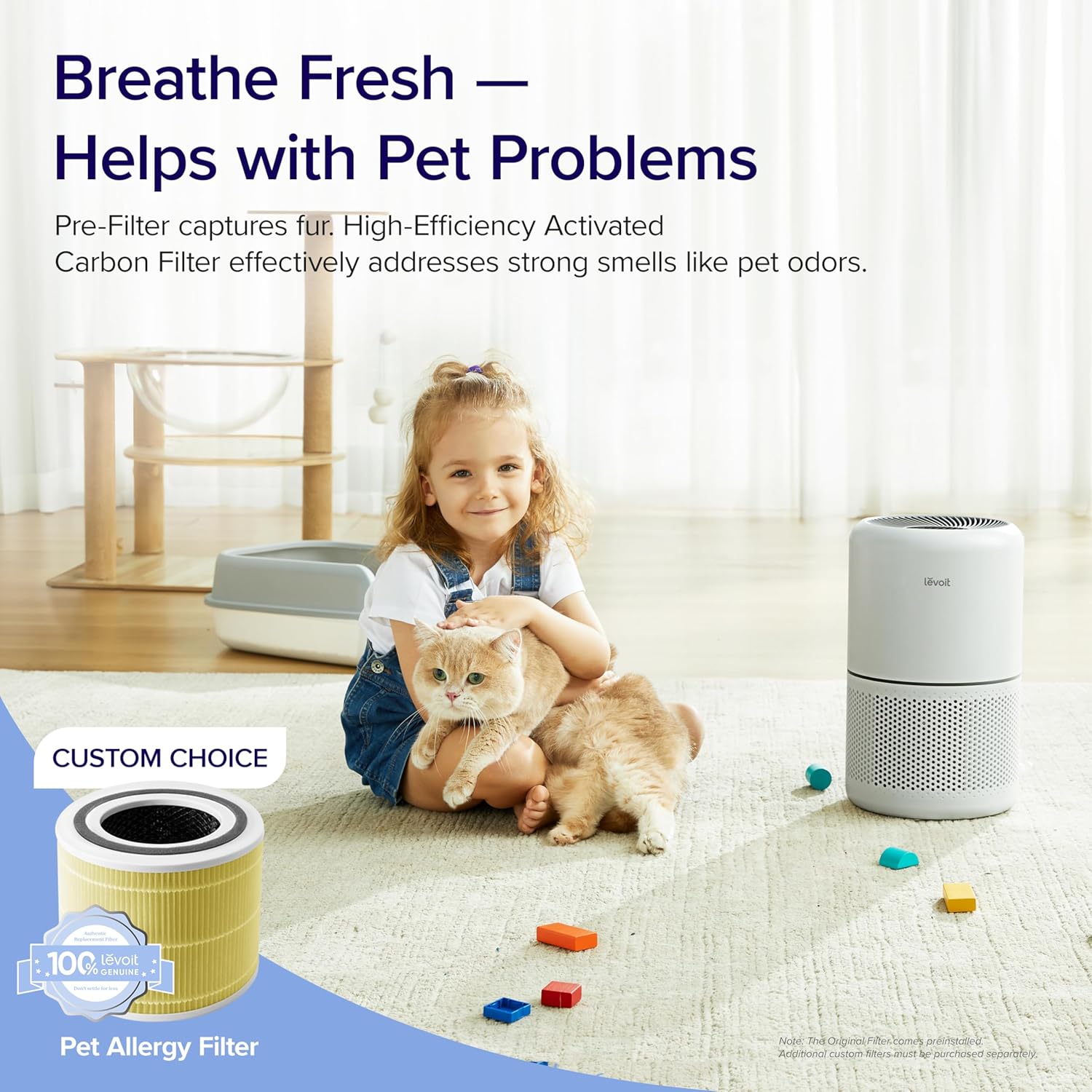 LEVOIT Air Purifier for Home Allergies Pets Hair in Bedroom  - New York - New York ID1596696 3