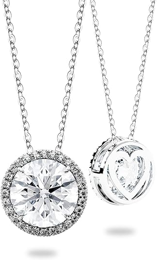 Moissanite Necklace for Women S925 Sterling Silver Jewelry  - New York - Albany ID1595620