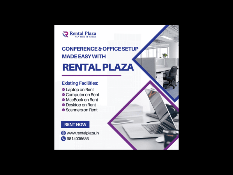 Flexible Tech Solutions Rent Laptops  Office Equipment fro - Chandigarh - Chandigarh ID1594616