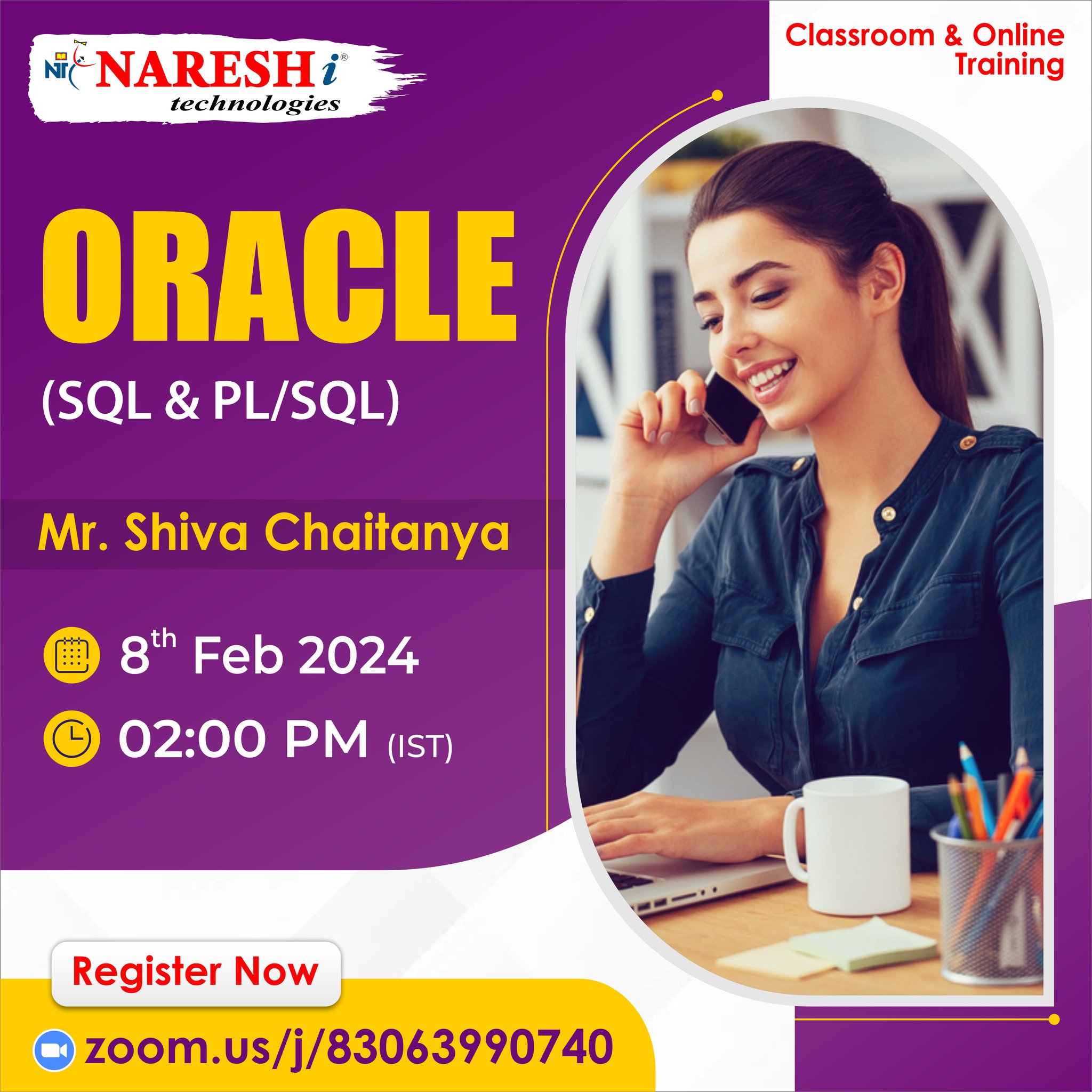 Best Oracle SQLPLSQL Online Training in Hyderabad  Nare - Andhra Pradesh - Hyderabad ID1536191