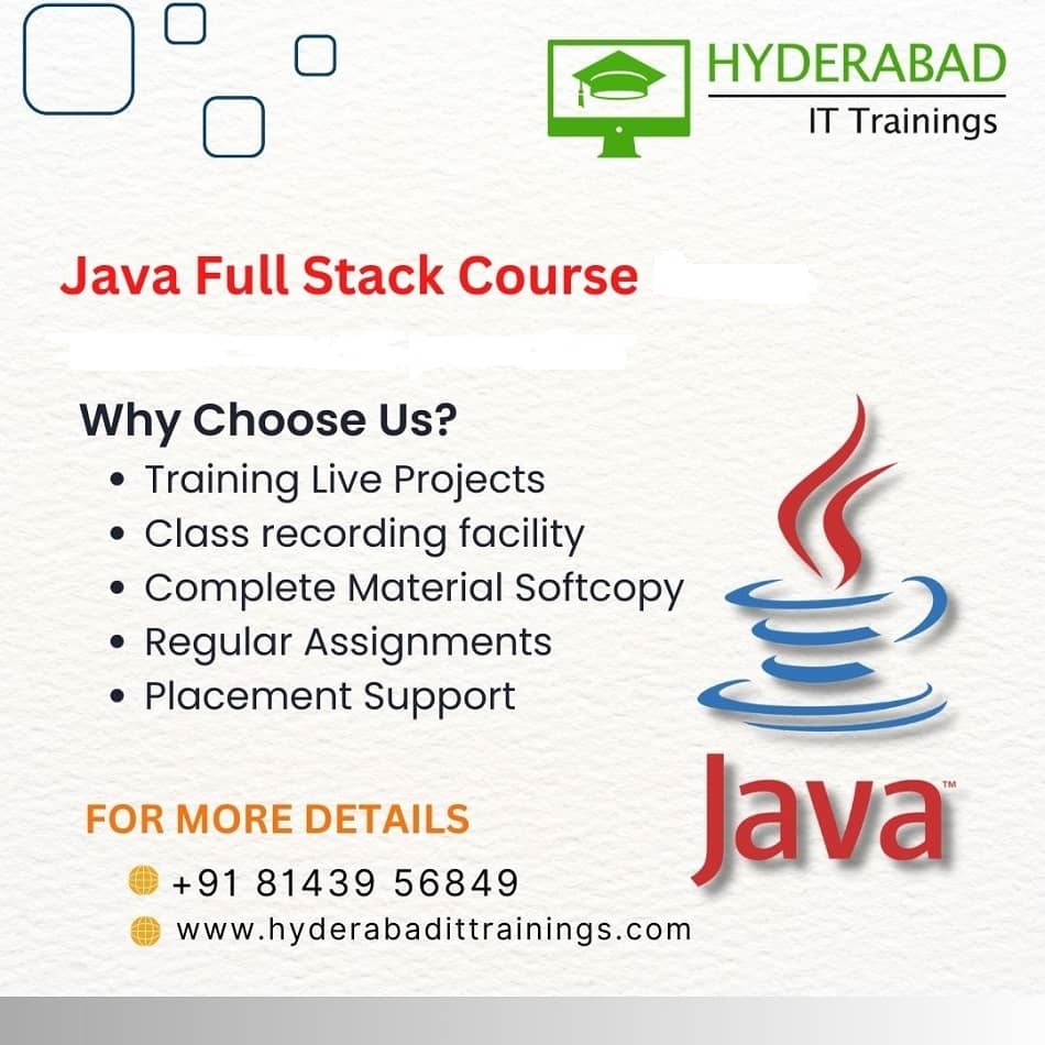 Java Full Stack Developer Course in Hyderabad - Andhra Pradesh - Hyderabad ID1542934
