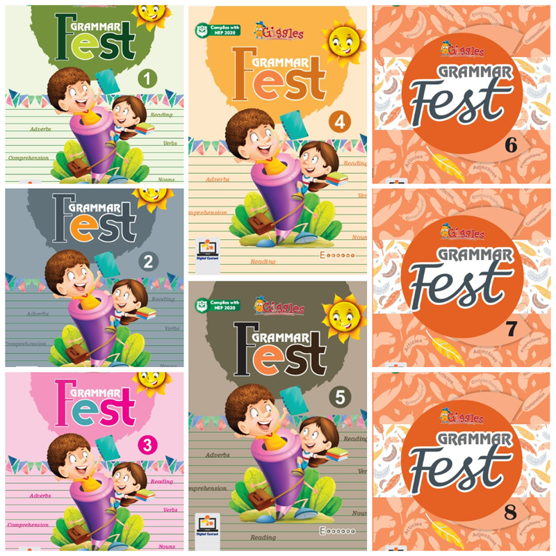 Grammar Fest English Grammar Book Class 1 to 8  Elegant P - Uttar Pradesh - Noida ID1602520 1