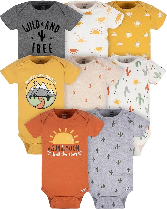 Gerber Baby 8Pack Short Sleeve Onesie Bodysuits Review - New York - New York ID1602239