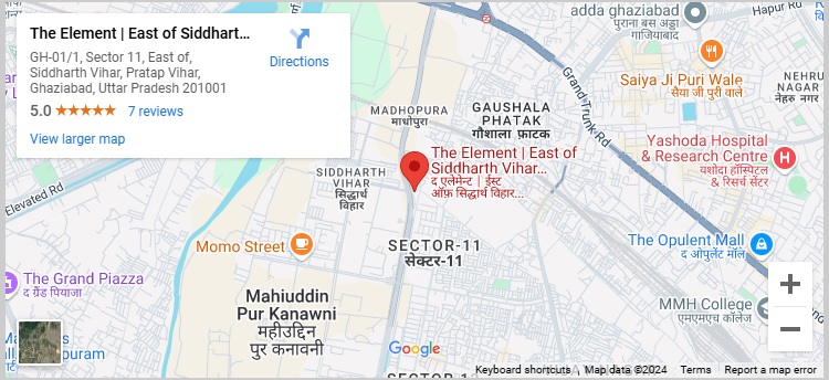 3 BHK Apartment in Pratap Vihar by The Element - Uttar Pradesh - Ghaziabad ID1618634 2