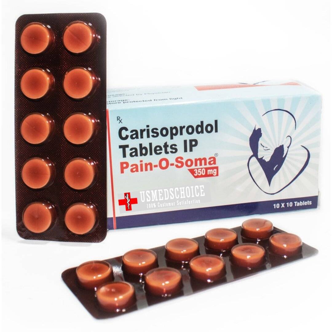 Buy Pain O Soma 350mg Online  Carisoprodol  UsMedsChoice - Texas - Dallas ID1585588