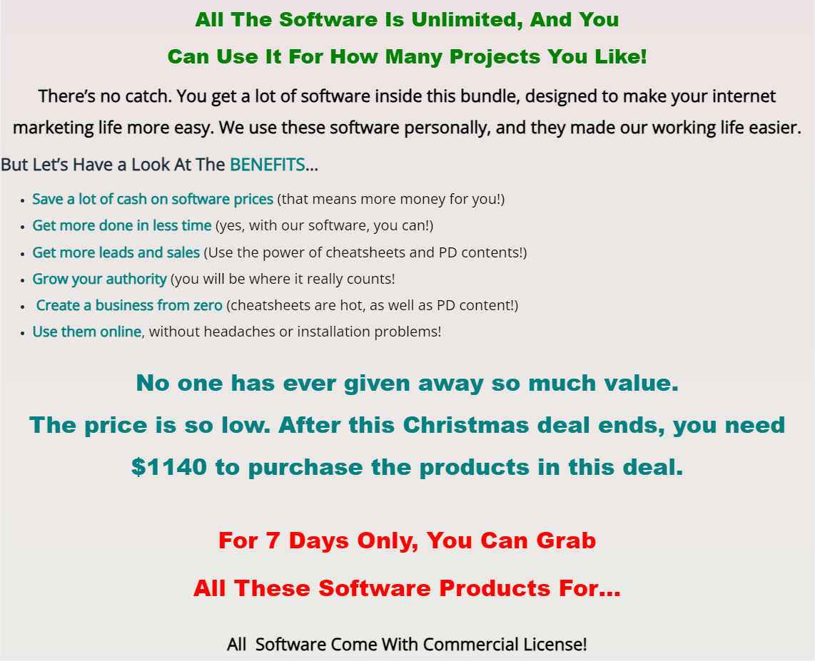 ChristmasCode Combo Review All The Software Is Unlimited - California - Corona ID1520584 2