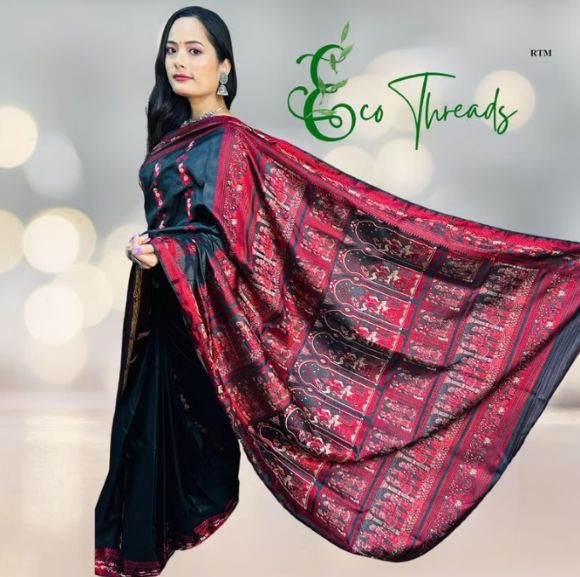 Handcrafted Silk Handloom Sarees of Bishnupur  Eco Thread - West Bengal - Kolkata ID1611608