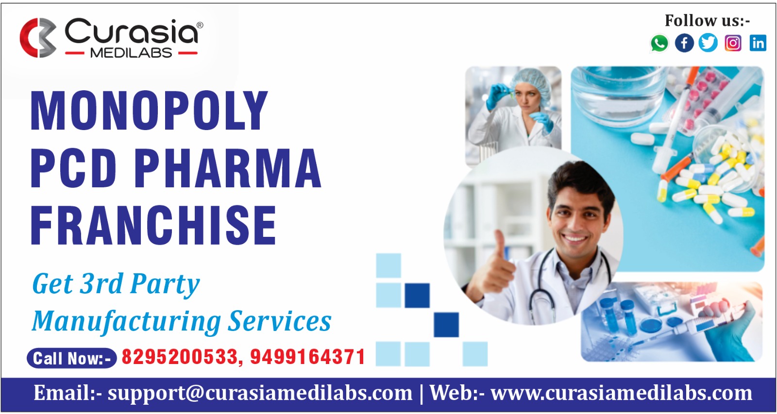 Monopoly PCD pharma franchise - Gujarat - Ahmedabad ID1617945
