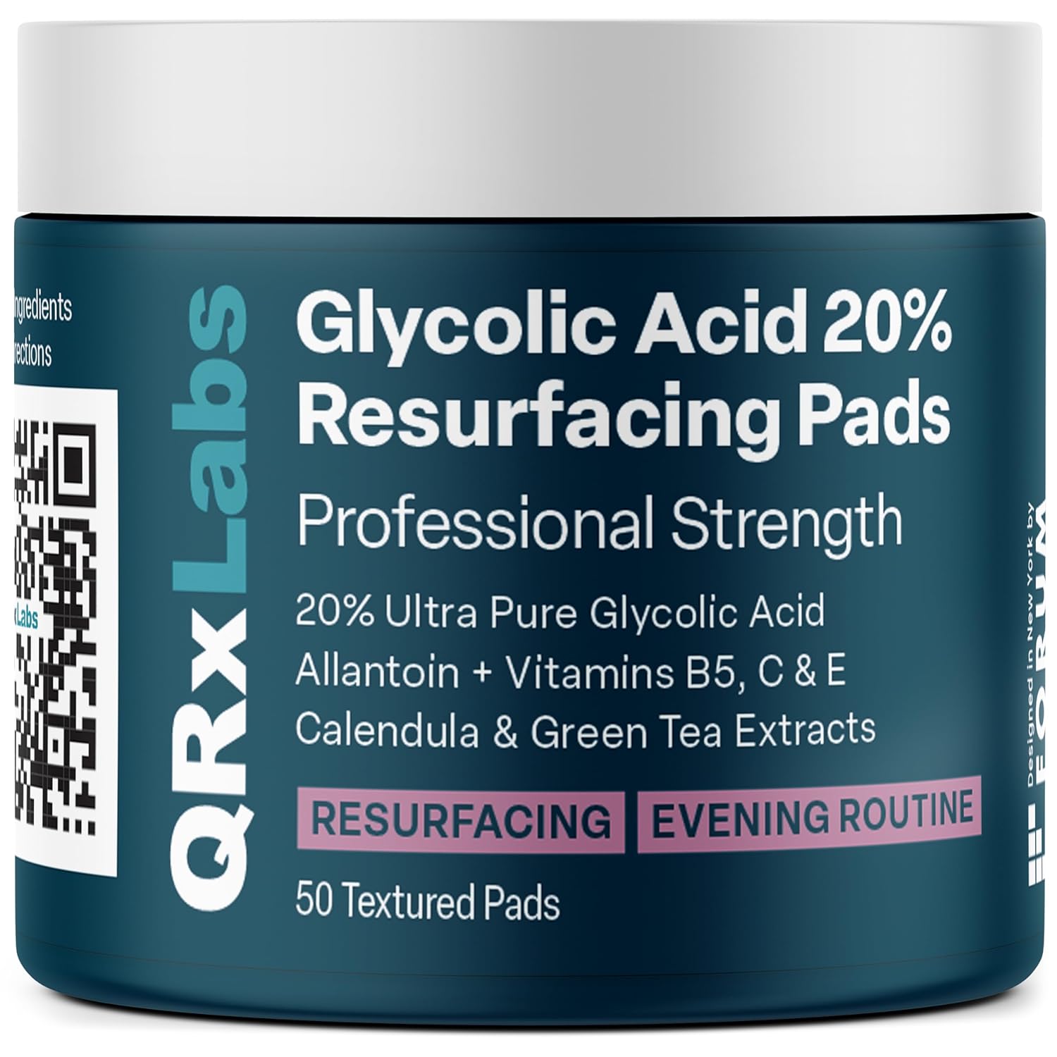 QRxLabs Glycolic Acid 20 Resurfacing Pads for Face  Body w - New York - New York ID1593729