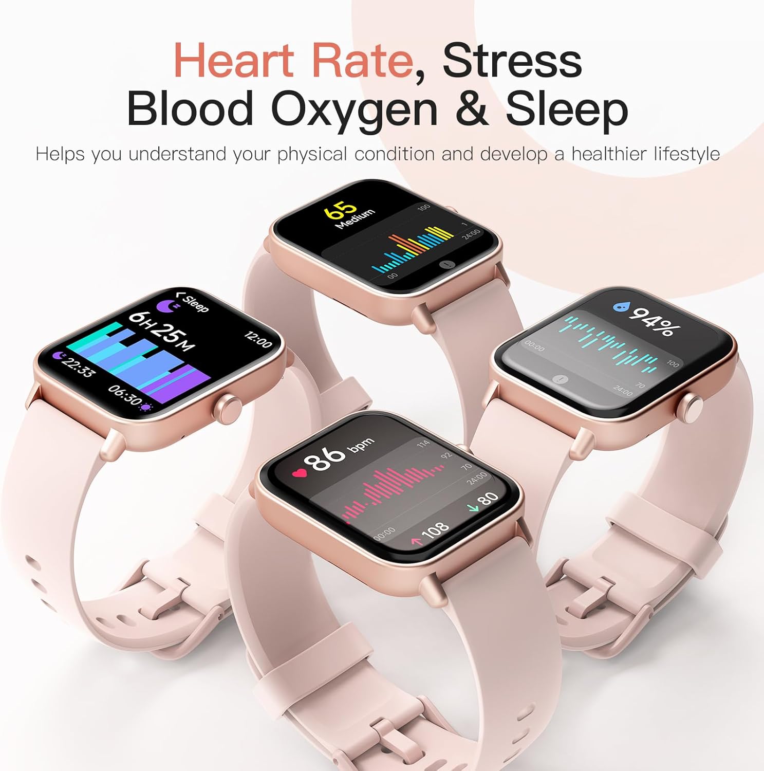 Smart Watch for Men Women AnswerMake Calls 18 Touch Scr - New York - Albany ID1586769 2