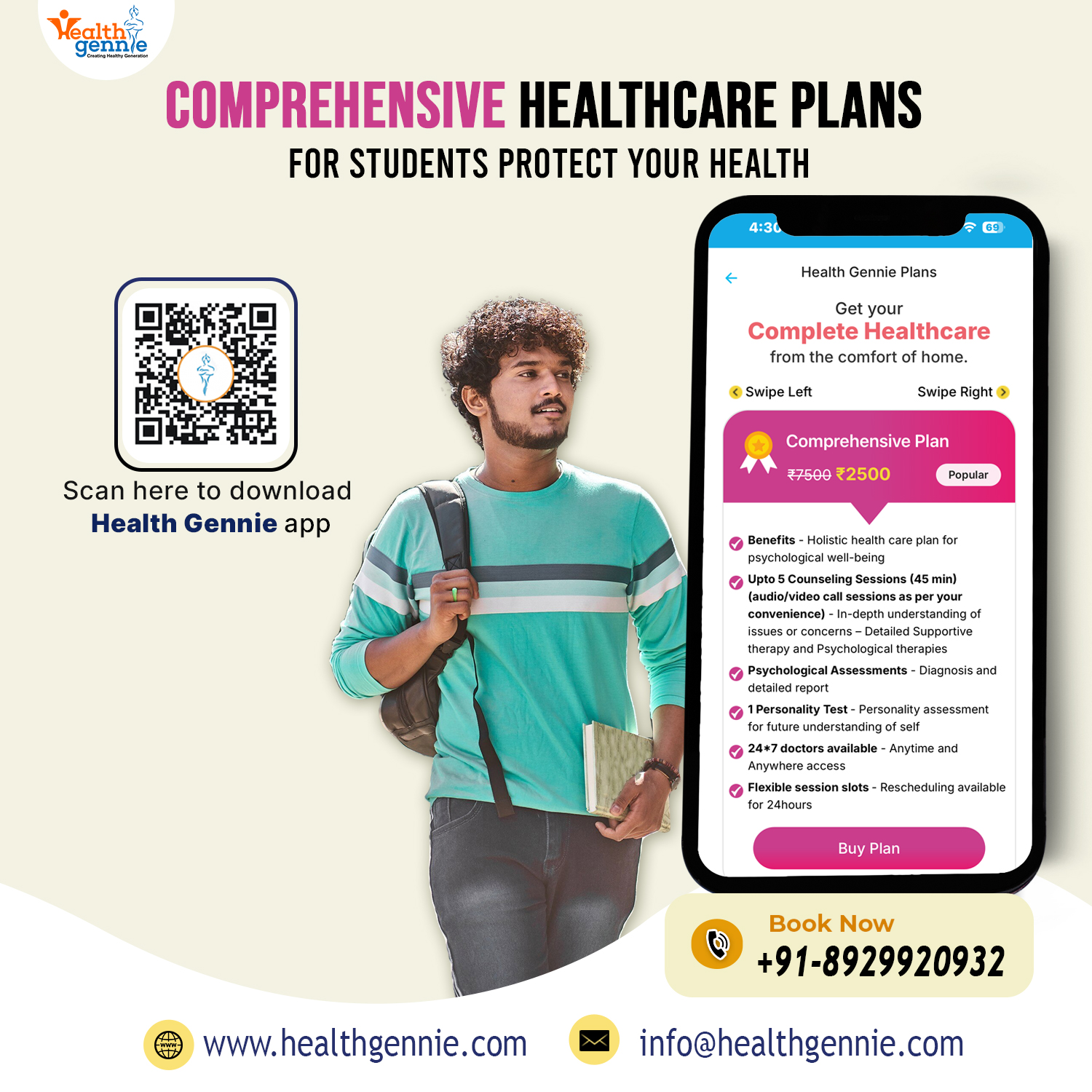 Comprehensive Healthcare Plans for Students Protect Your Hea - Rajasthan - Jodhpur ID1586955