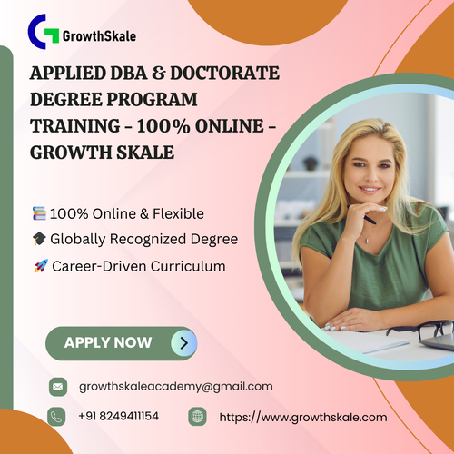 Applied DBA  Doctorate Degree Program Training  100 Onlin - Uttar Pradesh - Noida ID1608354