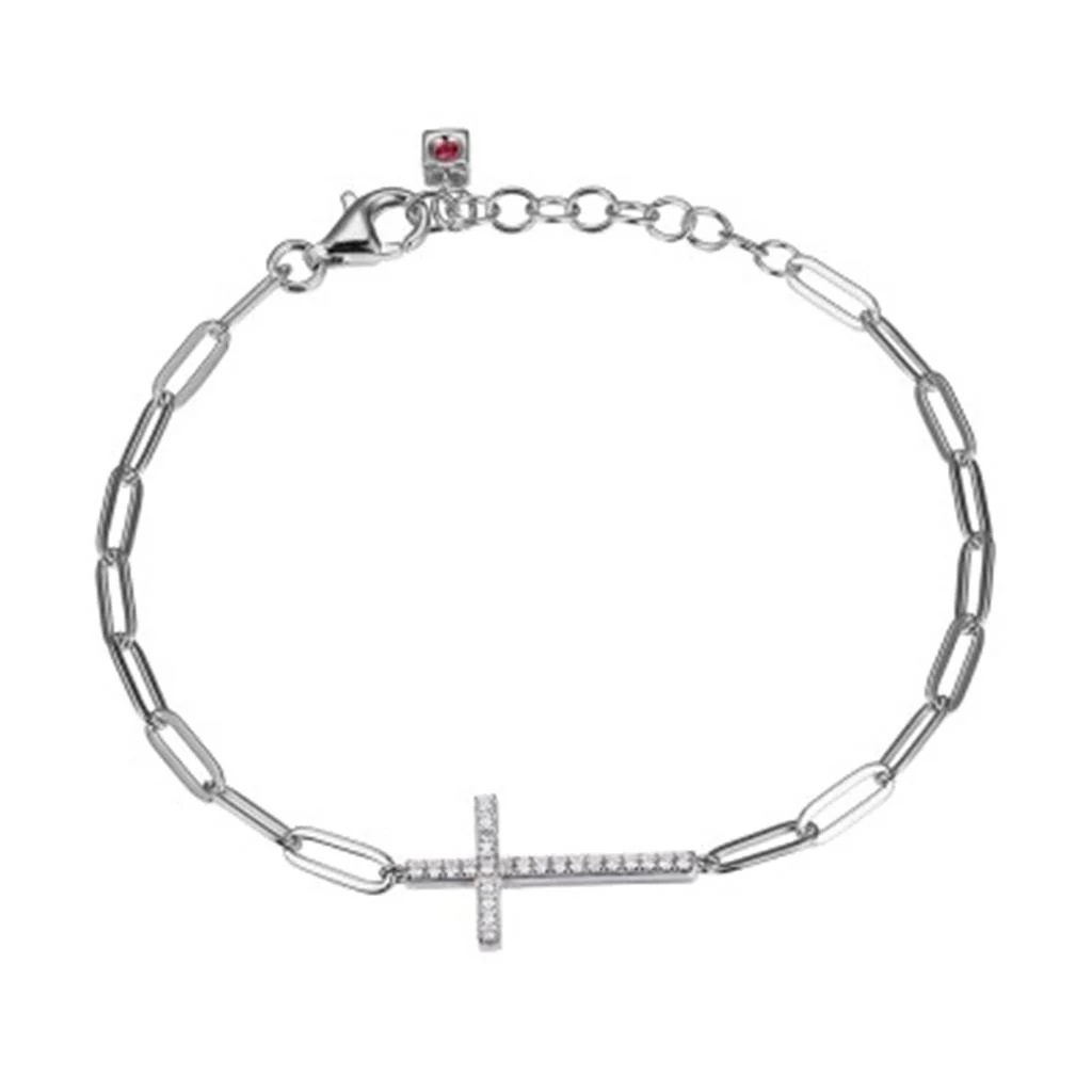 Elle Paperclip Diamond Cross Bracelet - Indiana - Fort Wayne ID1555522