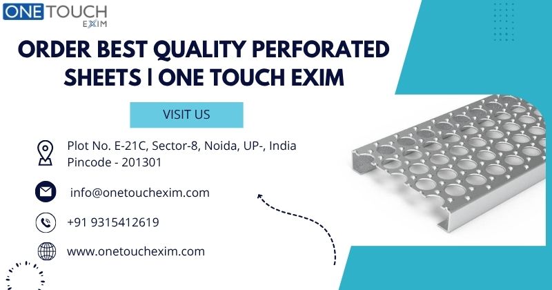 Order Best Quality Perforated Sheets  One Touch Exim - Uttar Pradesh - Noida ID1607017