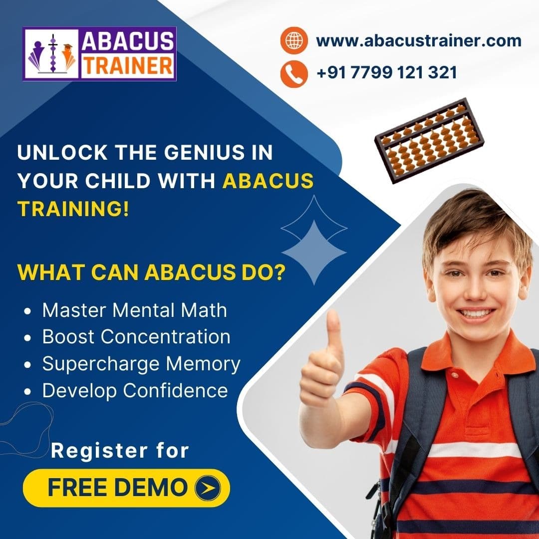 Best  Online Abacus Classes in India  Abacus Trainer - Andhra Pradesh - Hyderabad ID1605404