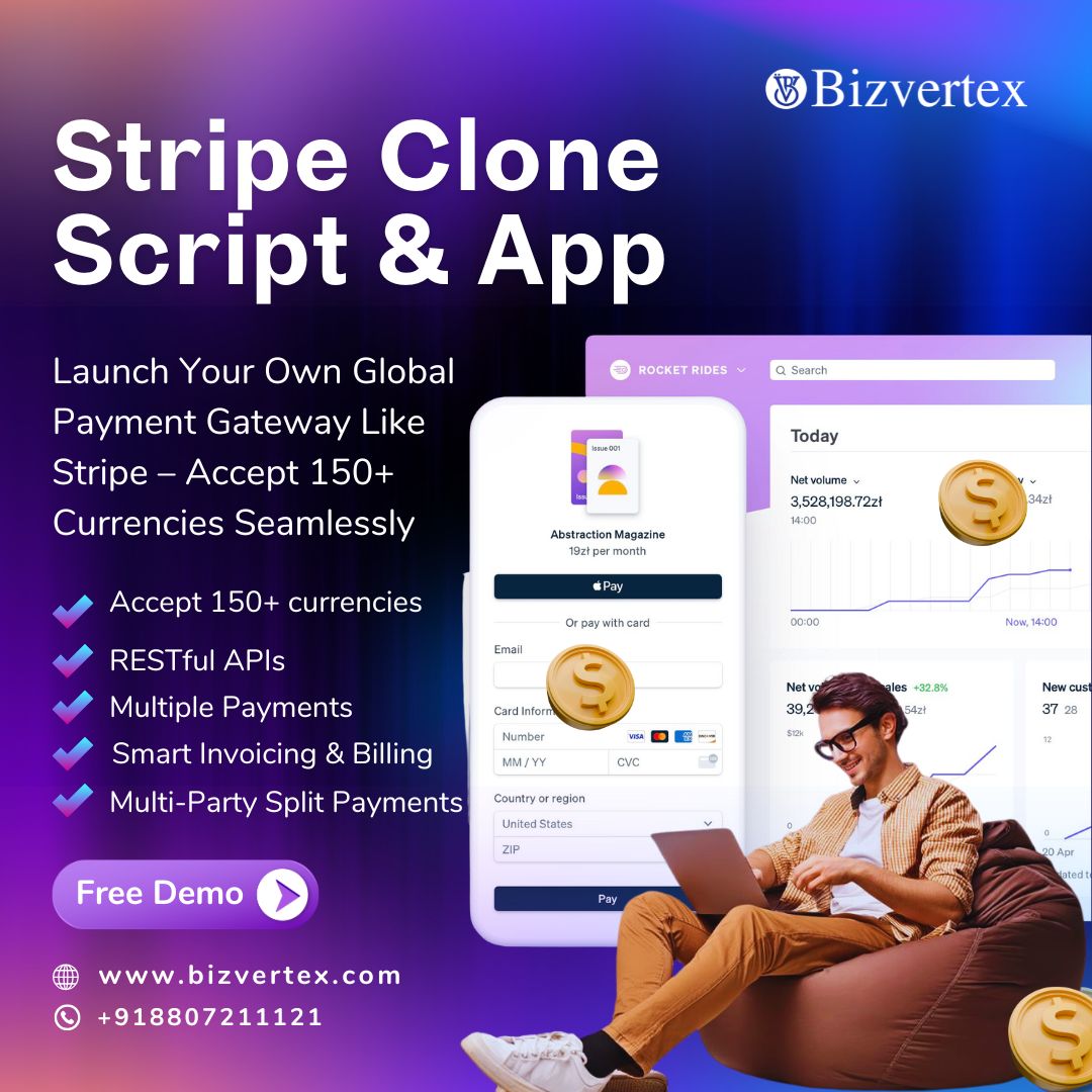 Stripe Clone Script  1 Choice To Develop Your Own Global P - California - Chico ID1609132