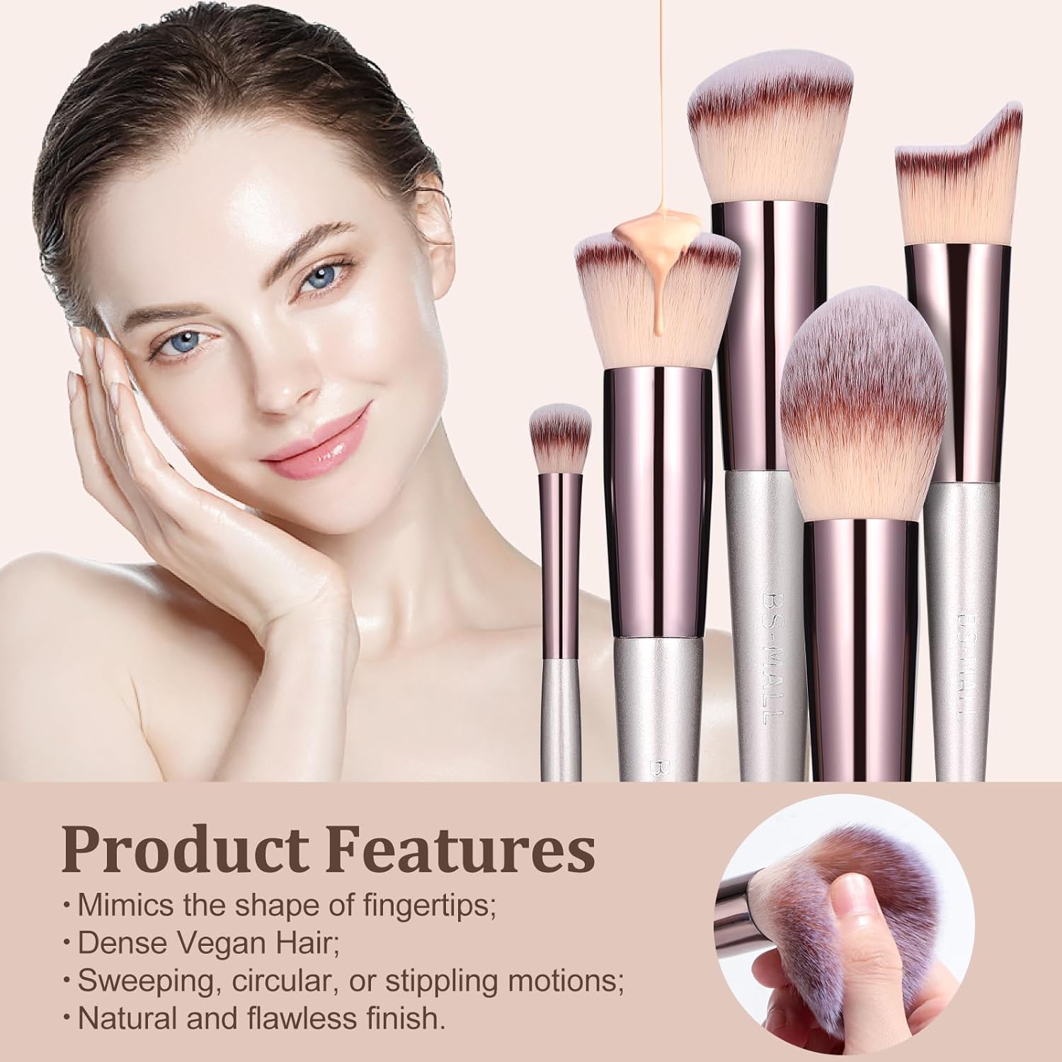 BSMALL Makeup Brush Set - New Jersey - Jersey City ID1593860 3