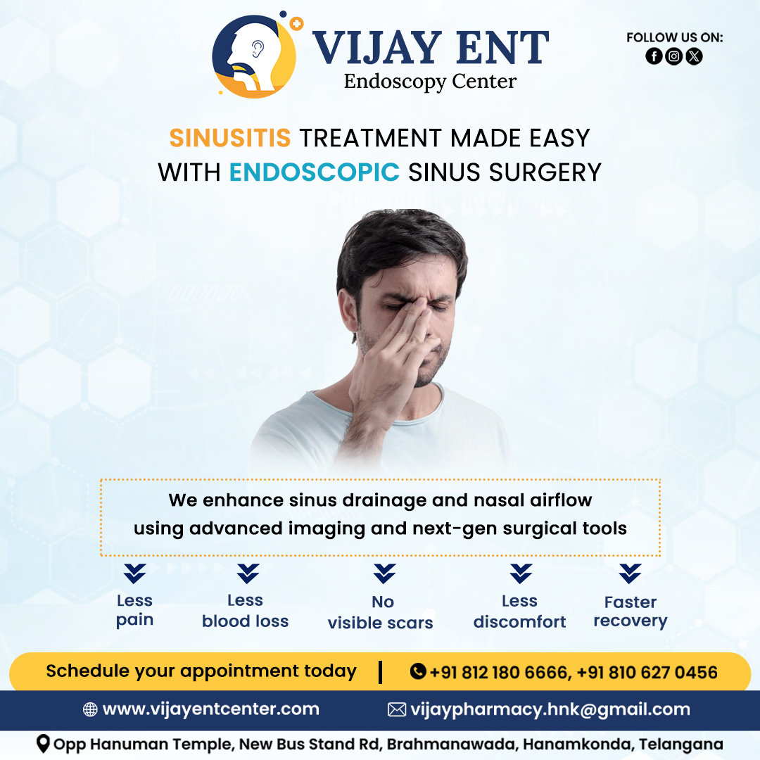 ENT Doctors in Hanamkonda  Vijay ENT Endoscopy Center - Andhra Pradesh - Warangal ID1602204