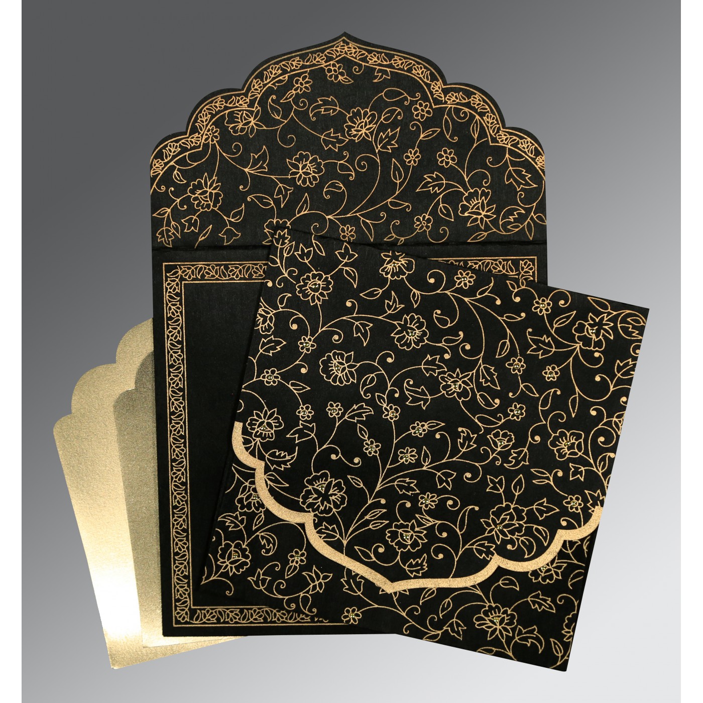 All in One Wedding Invitations  Convenient and Elegant Desi - New York - Buffalo ID1609879 2