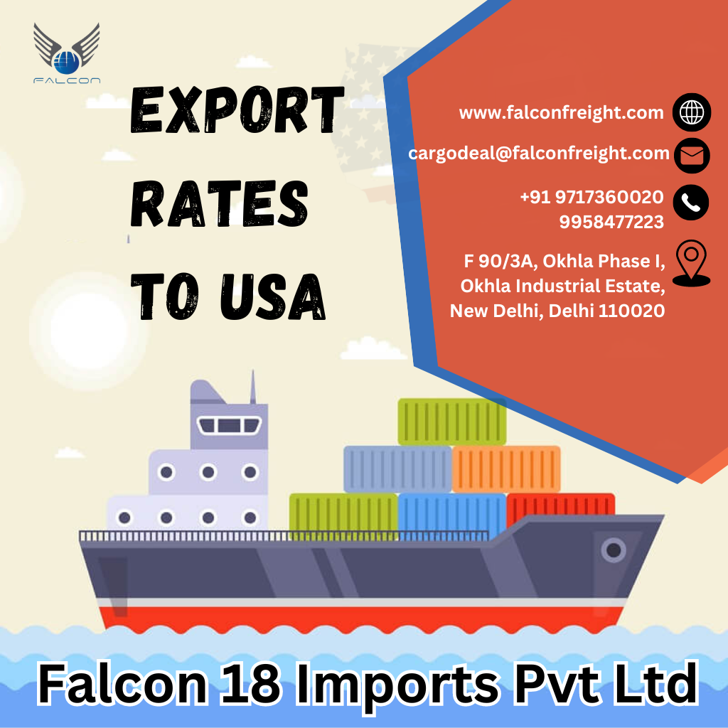 What are Export Rates to the USA? Falcon Freight - Delhi - Delhi ID1539796