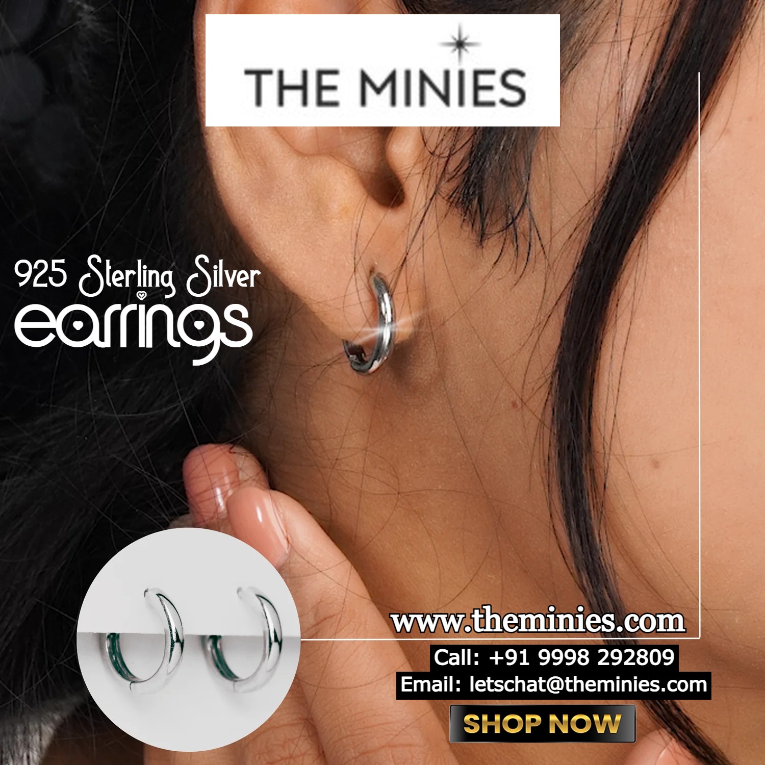 Elevate Your Everyday with Classy 925 Sterling Silver Earrin - Gujarat - Vadodara ID1591901