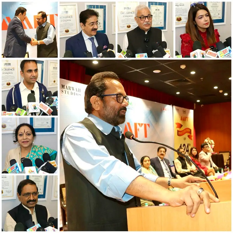 124th Batch of AAFT Inaugurated by Mukhtar Abbas Naqvi Crea - Uttar Pradesh - Noida ID1600574