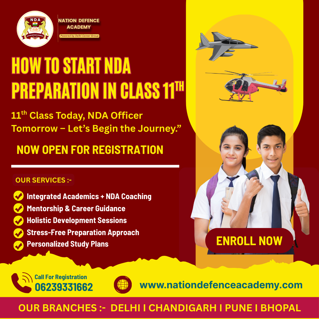 How To Start NDA Preparation in Class 11 in Delhi - Delhi - Delhi ID1614006