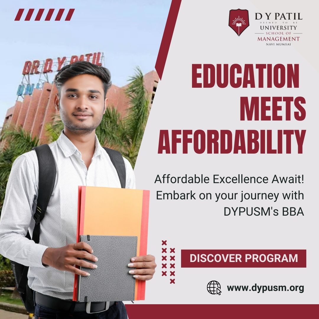 Affordable BBA Fees at DYPUSM Mumbai Quality Education - Maharashtra - Mumbai ID1508867