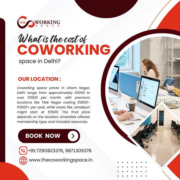 Shared Coworking Space for Rent in Uttam Nagar Delhi - Delhi - Delhi ID1613090