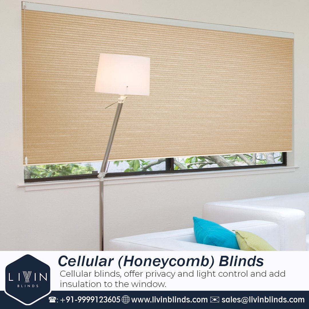 Buy Cellular Shades by Livin Blinds - Delhi - Delhi ID1597752