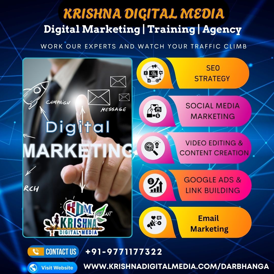 Krishna Digital Media Darbhangas No1 Digital Marketing  - Bihar - Patna ID1608560 3