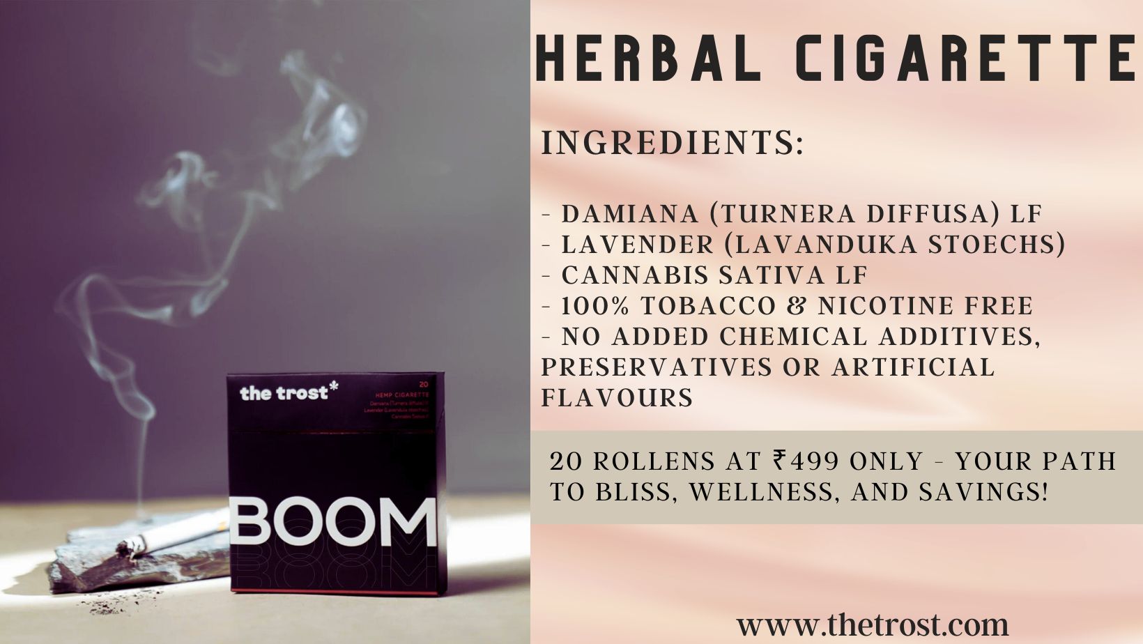 Hemp Herbal Cigarette Boom - Delhi - Delhi ID1533064