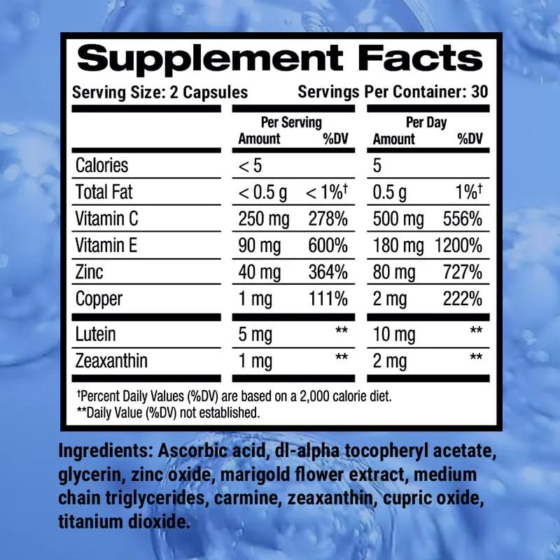 AREDS 2 Eye VitaminMineral capsulesClassic Macular Support - California - Los Angeles ID1586718 3