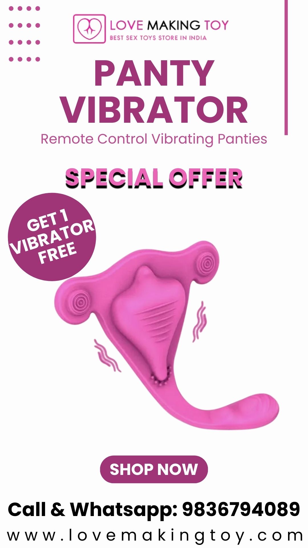 Buy Remote Control Vibrating Panties Today Call 9836794089 - Chhattisgarh - Bilaspur ID1593962