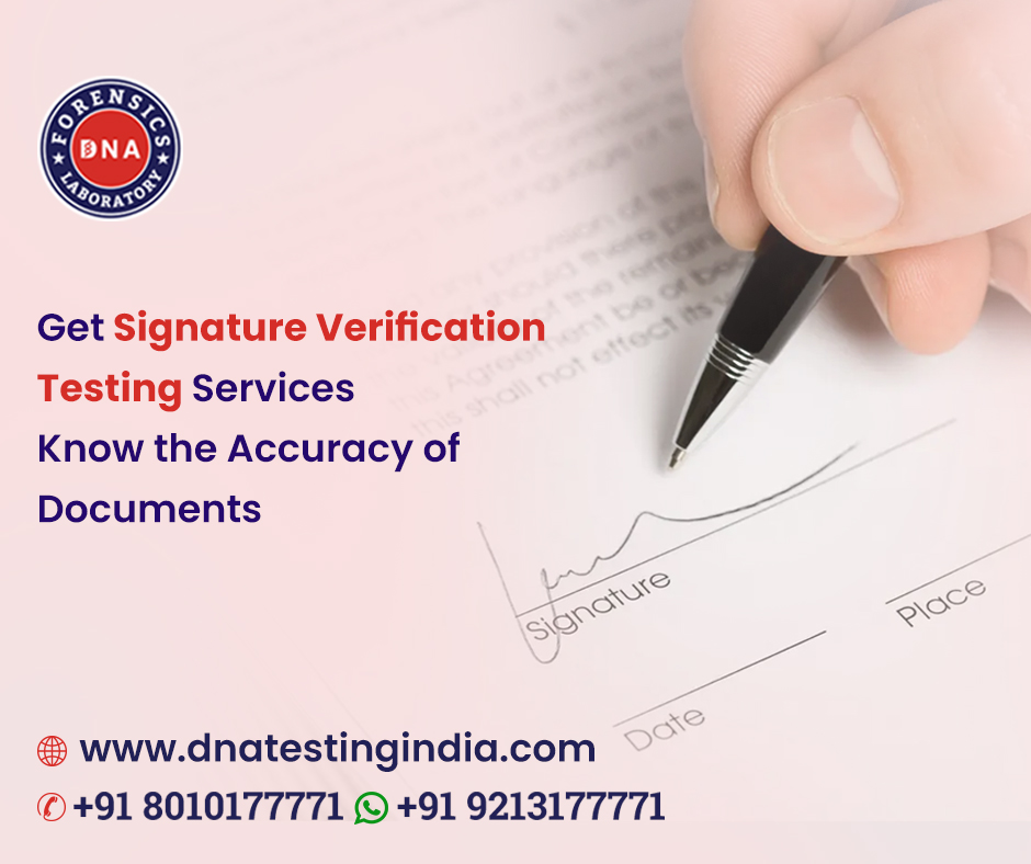 Choose Us for Accurate Signature Verification Test Services - Delhi - Delhi ID1586408